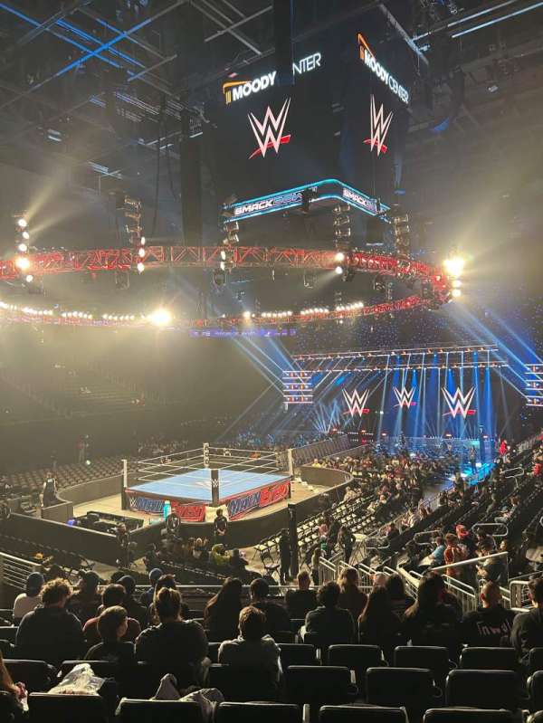 Moody Center, section: 111, row: K, seat: 7-9