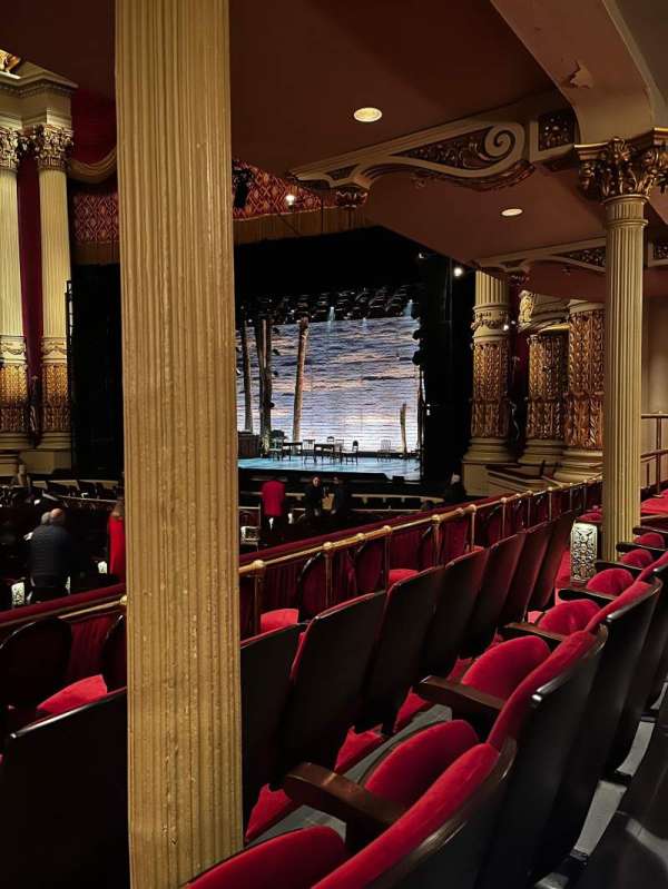 Academy of Music, section: Parquet Circle B, row: V, seat: 34