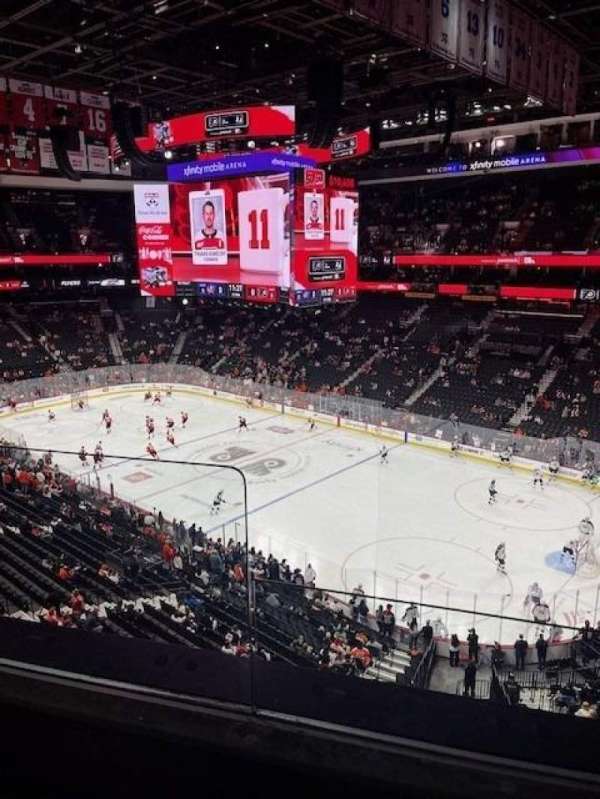 Xfinity Mobile Arena, section: 204A, row: 2, seat: 2