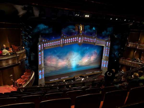 Prince of Wales Theatre, section: Circle, row: J, seat: 39