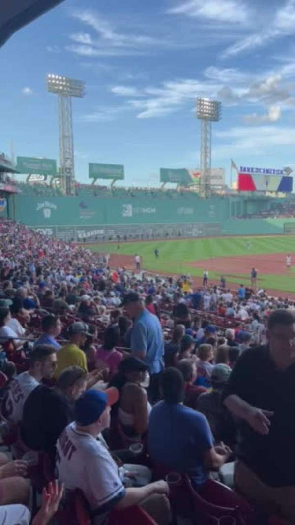 Fenway Park, section: Grandstand 24, row: 01, seat: 2