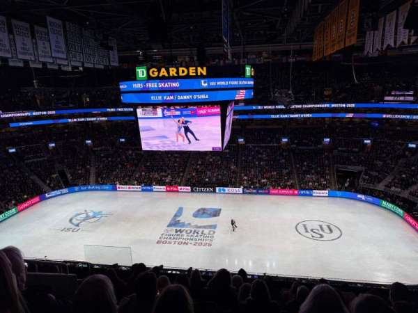 TD Garden, section: 330, row: 8, seat: 13