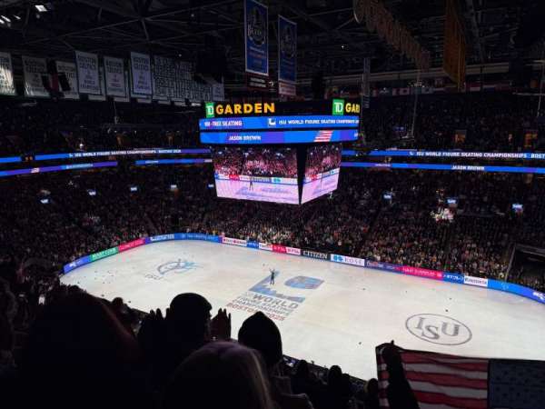 TD Garden, section: 329, row: 7, seat: 8