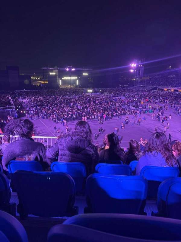 Rogers Stadium, row: 22, seat: 34