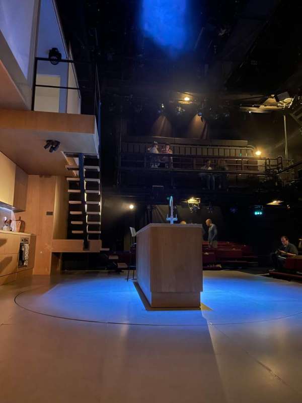 Donmar Warehouse, section: Stalls, row: A, seat: 40