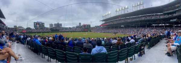 Wrigley Field, section: 112, row: 1, seat: 16