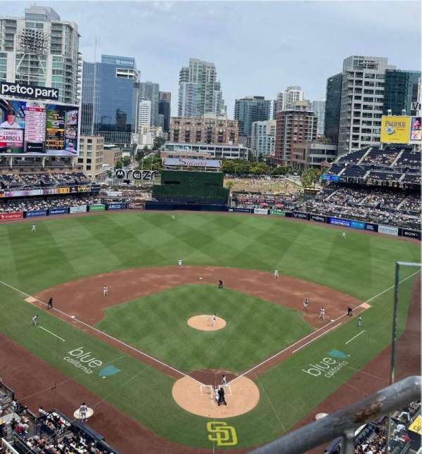 Petco Park, section: 300, row: 1, seat: 8