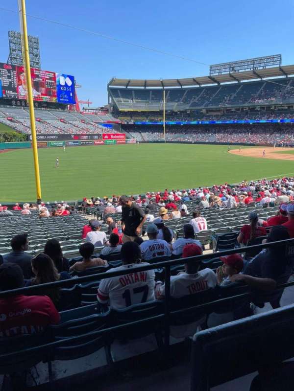 Angel Stadium, section: 205, row: B, seat: 11