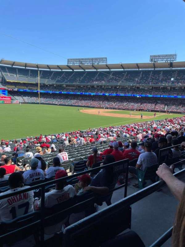 Angel Stadium, section: 205, row: B, seat: 12