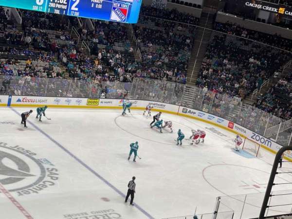 SAP Center, section: 202, row: 5, seat: 17