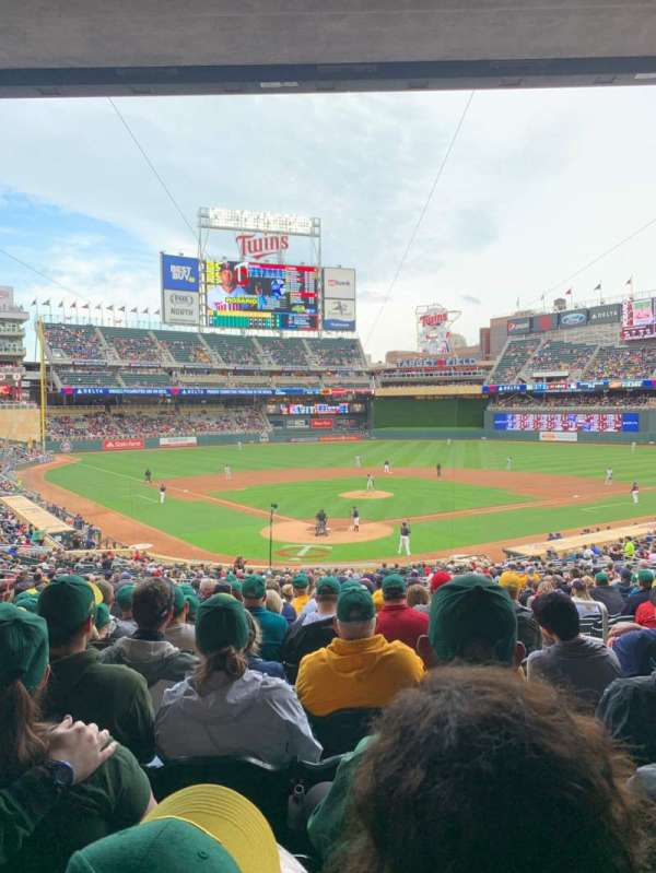 Target Field, section: 113, row: 22, seat: 5