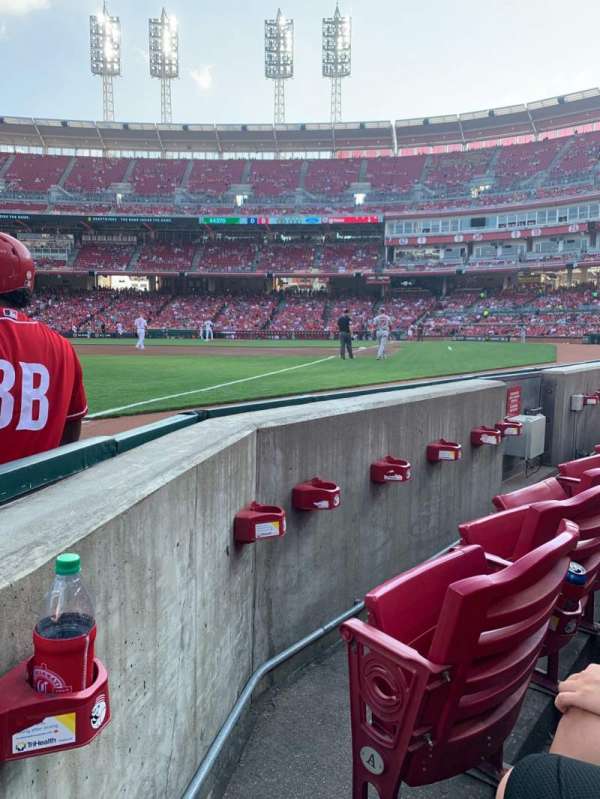 Great American Ball Park, section: 111, row: B, seat: 8