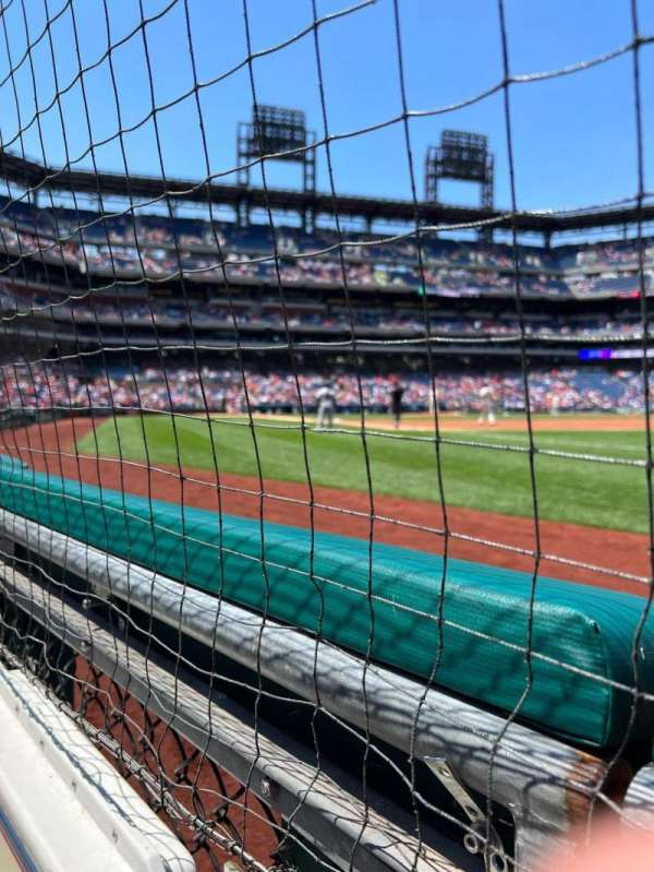Citizens Bank Park, section: 111, row: 1, seat: 9
