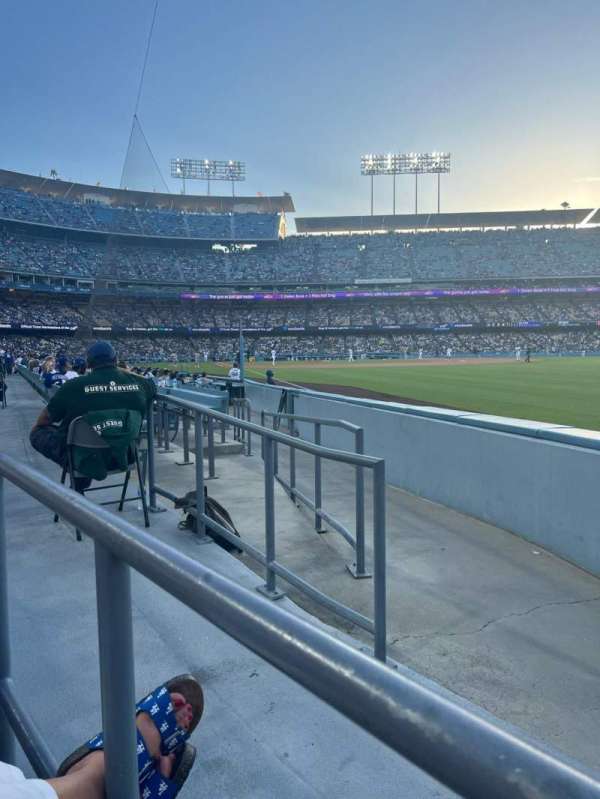 Dodger Stadium, section: 46FD, row: A, seat: 9