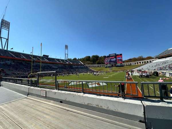 Scott Stadium, section: 114, row: G, seat: 14