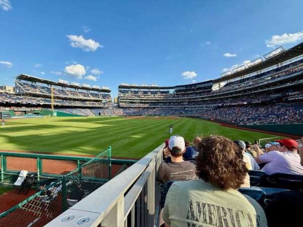 Nationals Park, section: 103, row: G, seat: 11