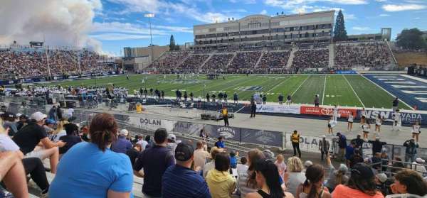 Mackay Stadium, section: I, row: 15, seat: 10