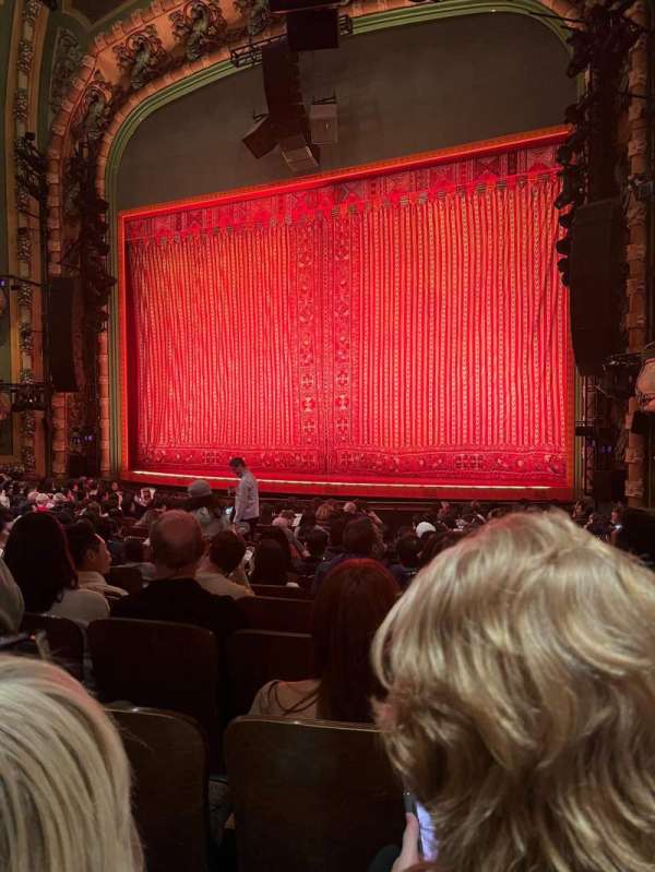 New Amsterdam Theatre, section: Orchestra R, row: R, seat: 12