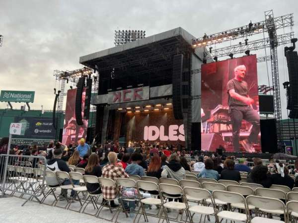Fenway Park, section: B2, row: 1, seat: 17