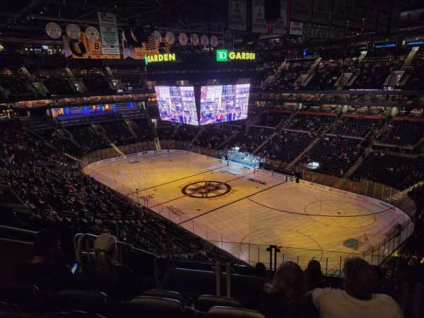 TD Garden, section: 312, row: 8, seat: 14