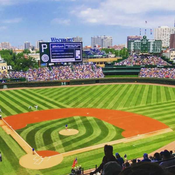 Wrigley Field, section: 420R, row: 4, seat: 12