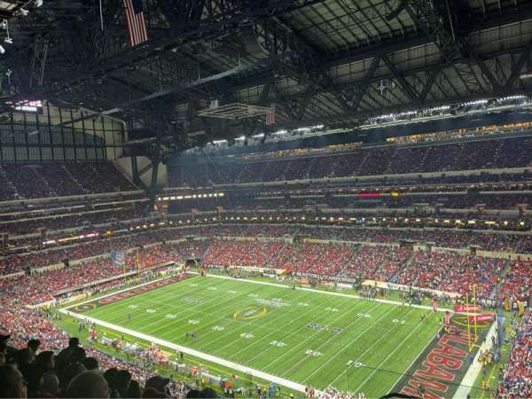 Lucas Oil Stadium, section: 608, row: 6, seat: 3
