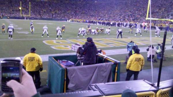 Lambeau Field, section: 136, row: 4, seat: 14