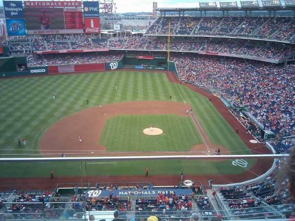 Nationals Park, section: 408, row: B, seat: 5