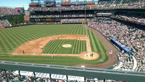 Coors Field, section: L335, row: 1, seat: 13