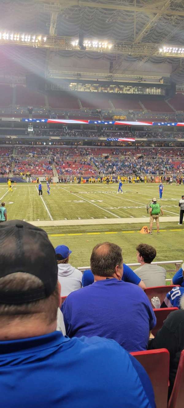 The Dome at America's Center, section: 143LO, row: E, seat: 13