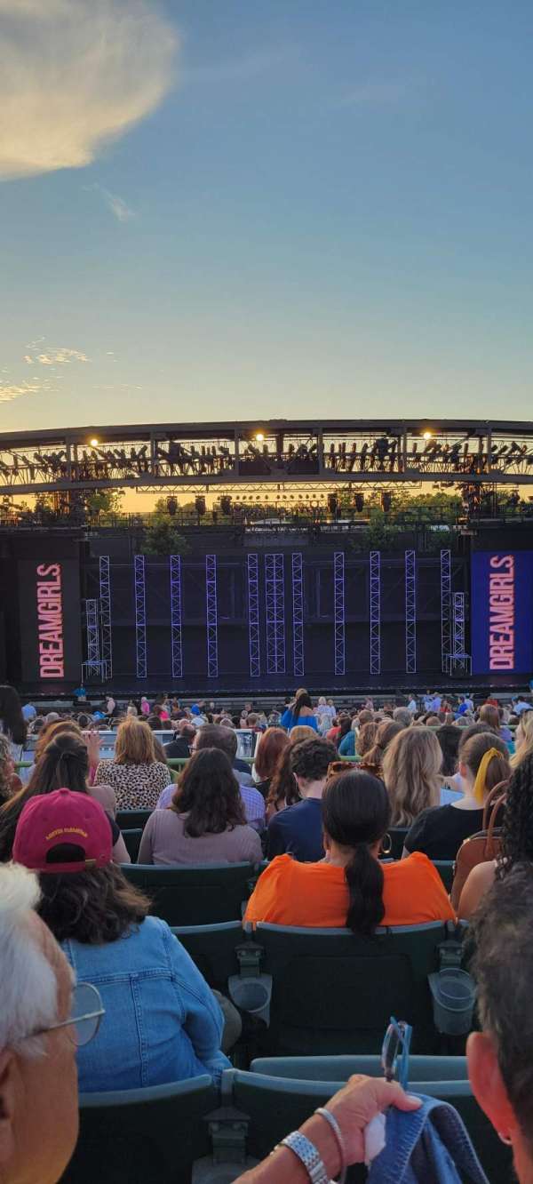 The Muny, section: B6, row: H, seat: 122
