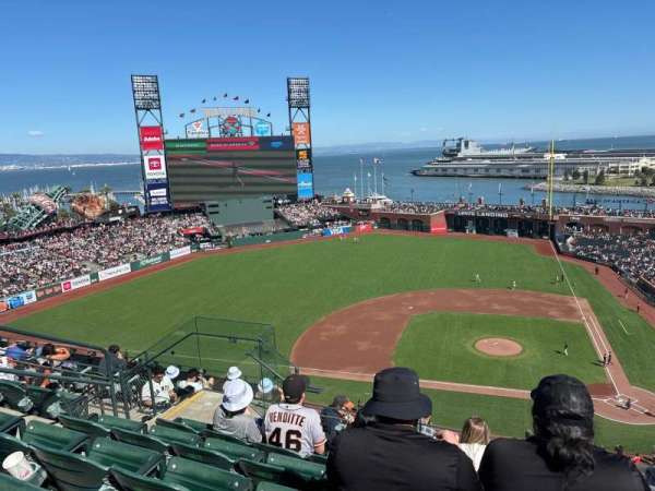 Oracle Park, section: VR321, row: 5, seat: 13