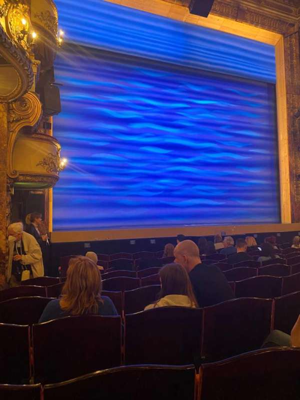 Novello Theatre, section: Stalls, row: M, seat: 25