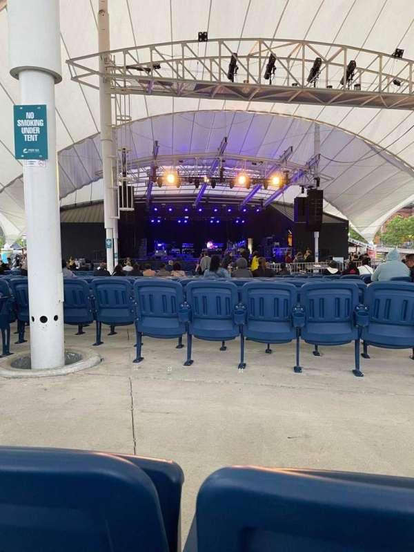 Pier Six Pavilion, section: 304, row: B, seat: 7