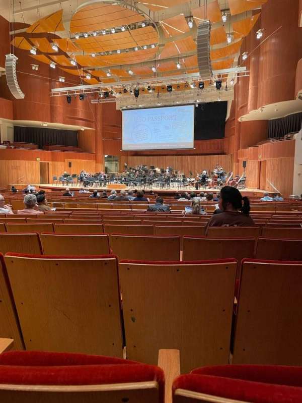 Joseph Meyerhoff Symphony Hall, section: Orchestra R, row: AA, seat: 22