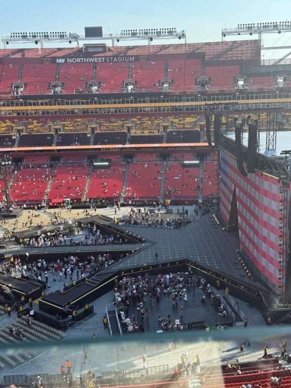 Northwest Stadium, section: 427, row: 1, seat: 15, 16