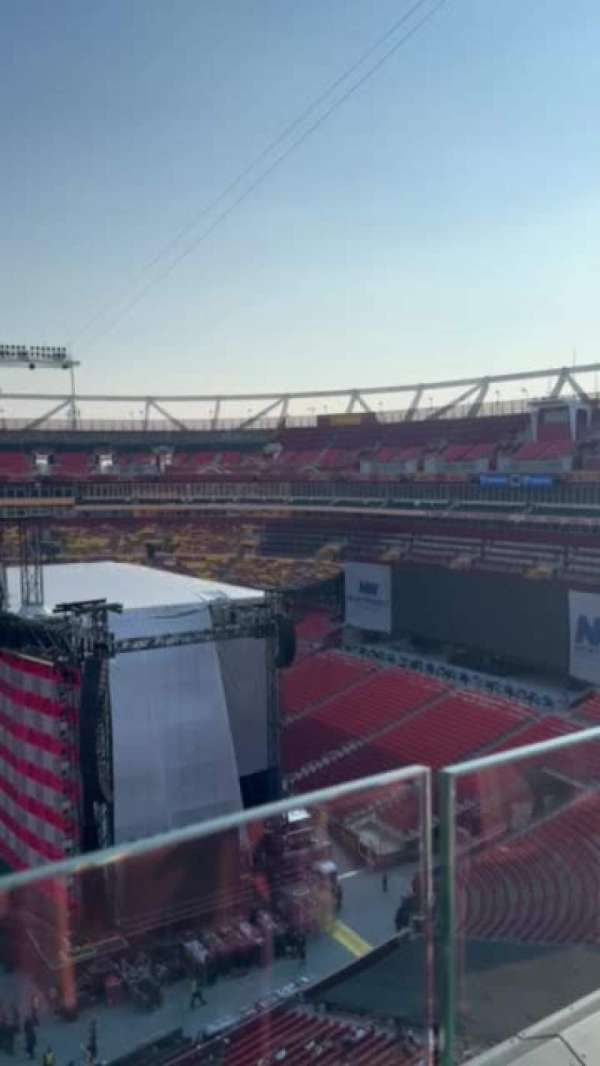 Northwest Stadium, section: 427, row: 1, seat: 15, 16