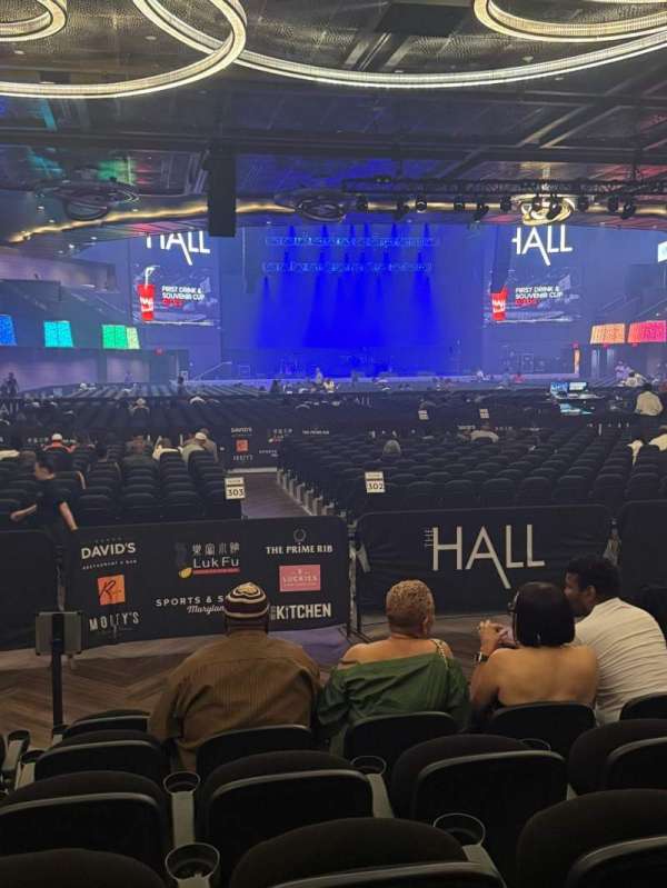 The HALL at Live!, section: 403, row: F, seat: 7