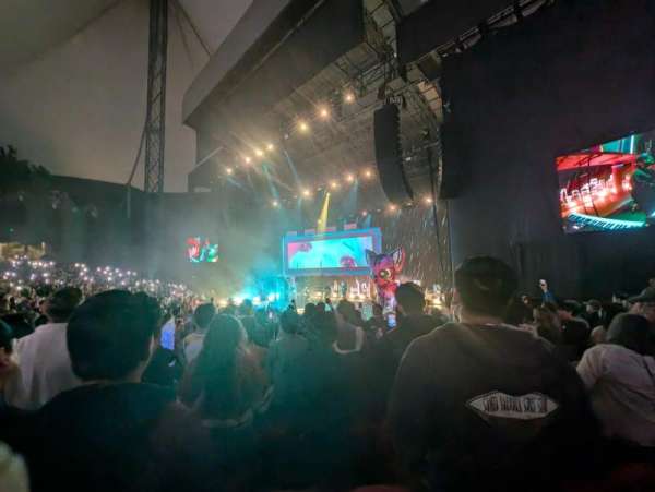 Shoreline Amphitheatre, section: 101, row: K, seat: 15