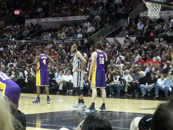 Frost Bank Center, section: 4, row: 6, seat: 1