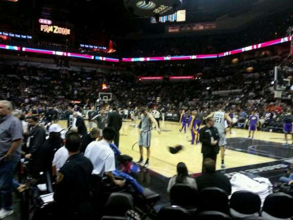 Frost Bank Center, section: 4, row: 6, seat: 1