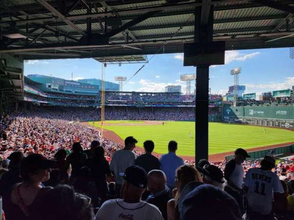 Fenway Park, section: Grandstand 4, row: 9, seat: 1