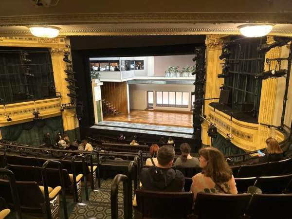 Hudson Theatre, section: Dress Circle R, row: F, seat: 2