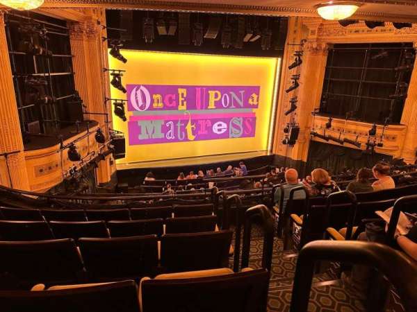 Hudson Theatre, section: Dress Circle L, row: F, seat: 1