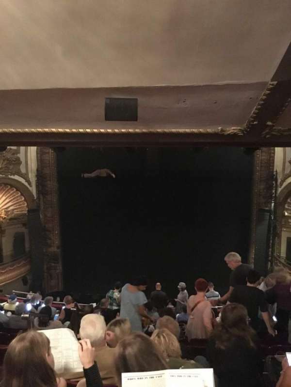 Palace Theatre, Broadway, section: Rear Mezzanine C, row: M, seat: 104