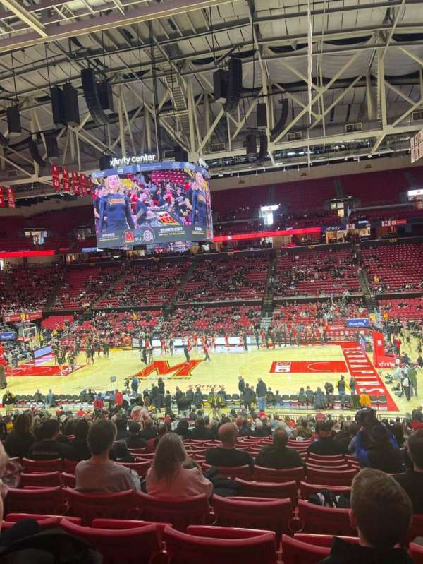 Xfinity Center, Maryland, section: 115, row: 16, seat: 12