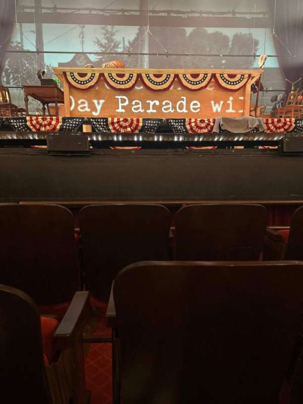 Connor Palace, section: Orchestra C, row: C, seat: 107