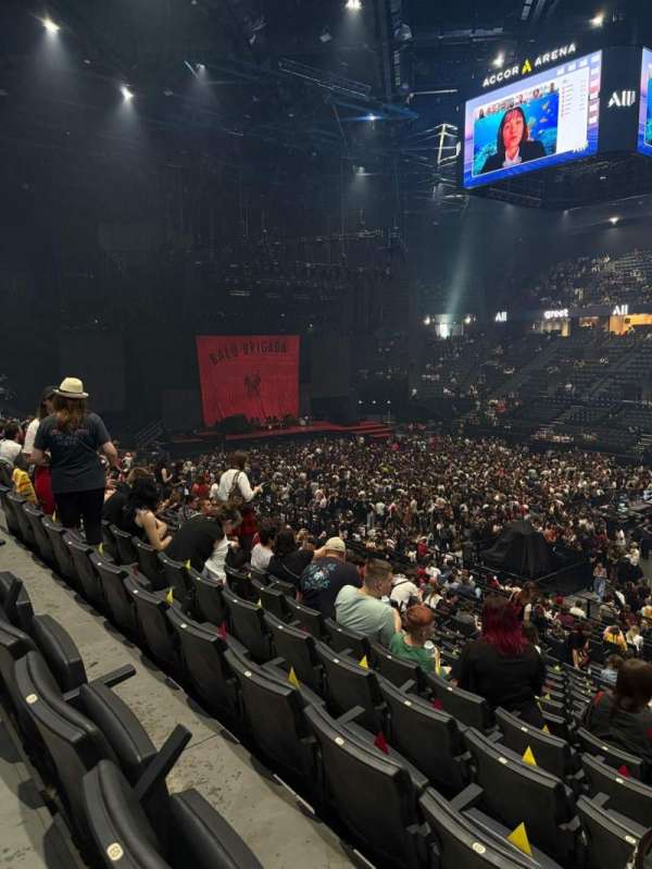 Accor Arena, section: Gradin R, row: 6, seat: 5