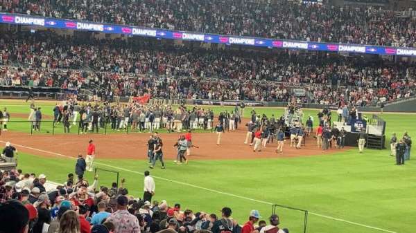 Truist Park, section: 112, row: 8, seat: 13