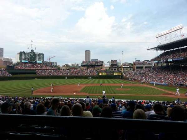 Wrigley Field, section: 212, row: 1, seat: 19